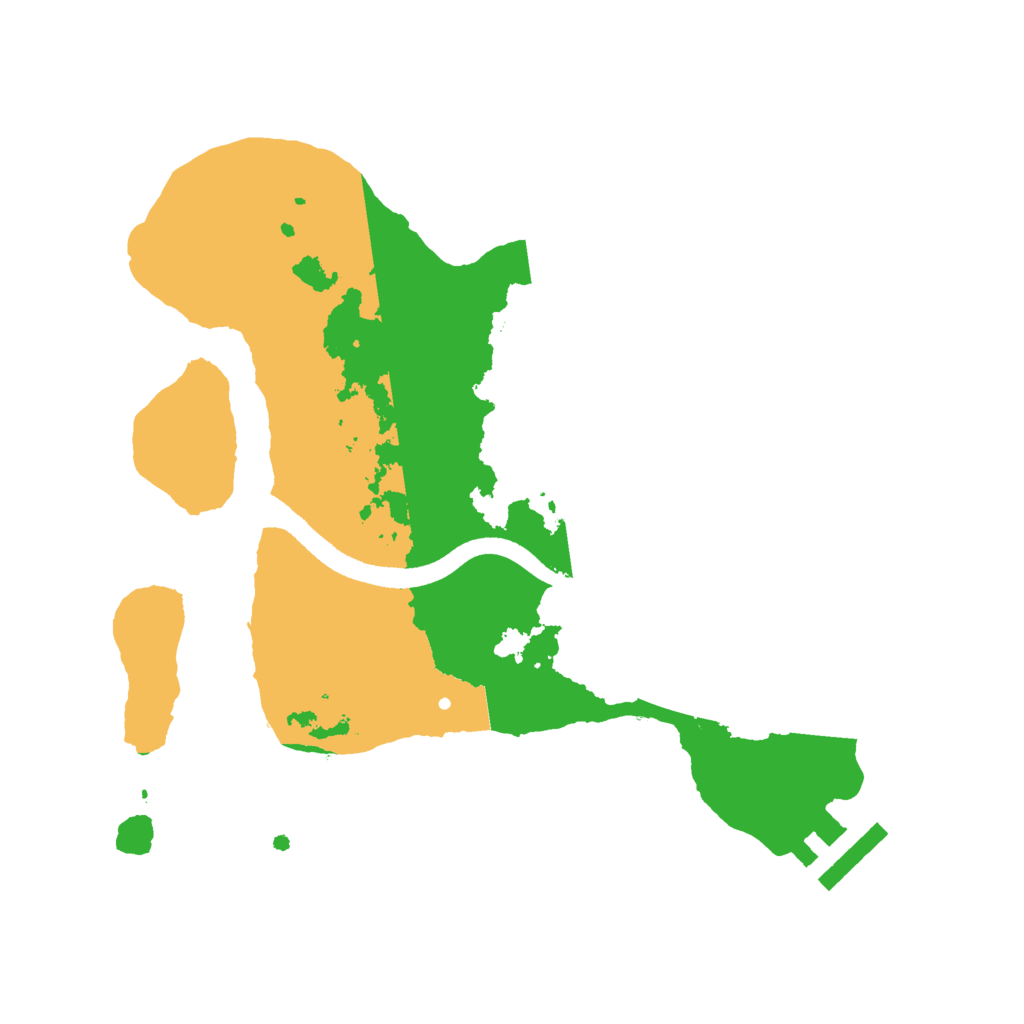 Biome Rust Map: Procedural Map, Size: 2500, Seed: 812006667