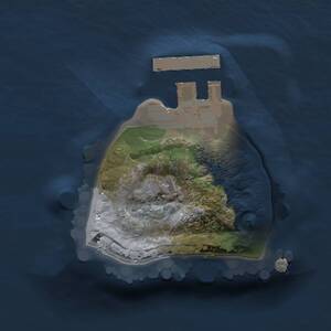 Thumbnail Rust Map: Procedural Map, Size: 1000, Seed: 655482793, 2 Monuments