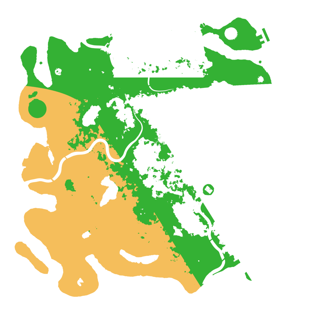 Biome Rust Map: Procedural Map, Size: 4500, Seed: 765515057