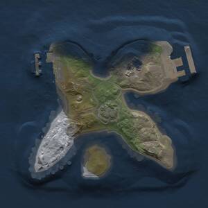 Thumbnail Rust Map: Procedural Map, Size: 1500, Seed: 1757005348, 5 Monuments