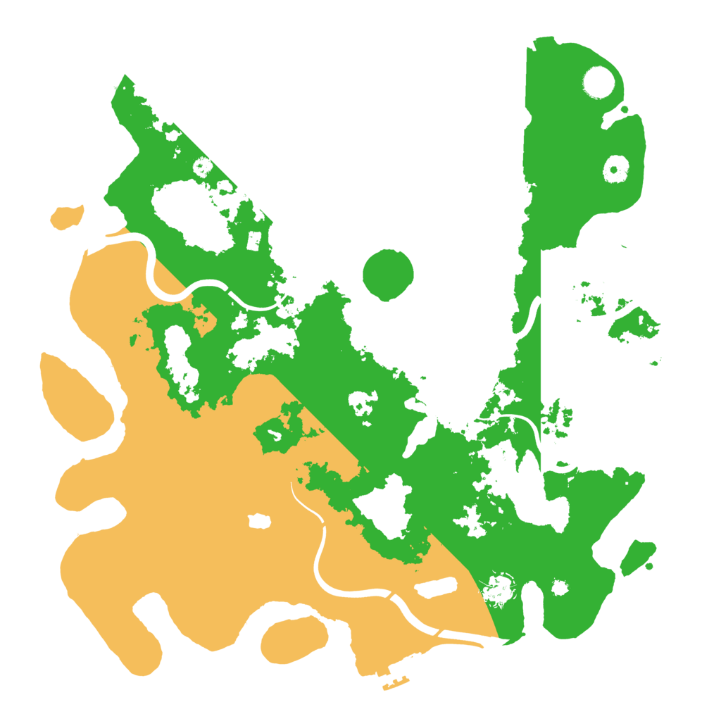 Biome Rust Map: Procedural Map, Size: 4000, Seed: 1994749818