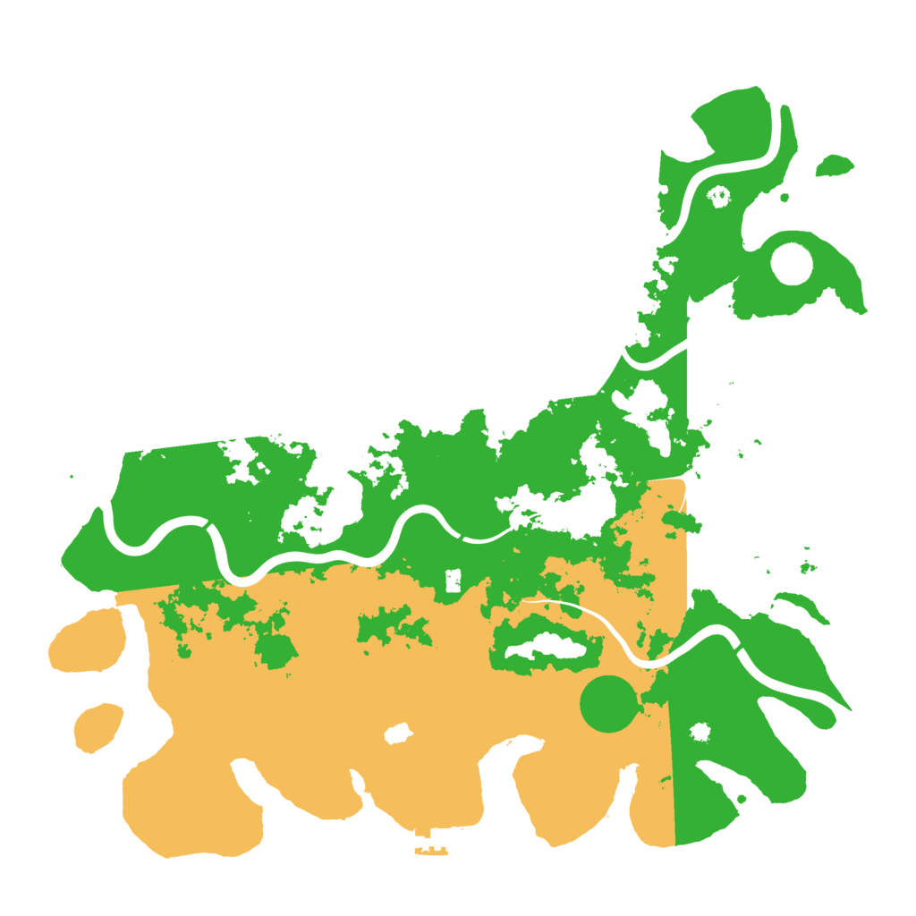 Biome Rust Map: Procedural Map, Size: 4200, Seed: 95341