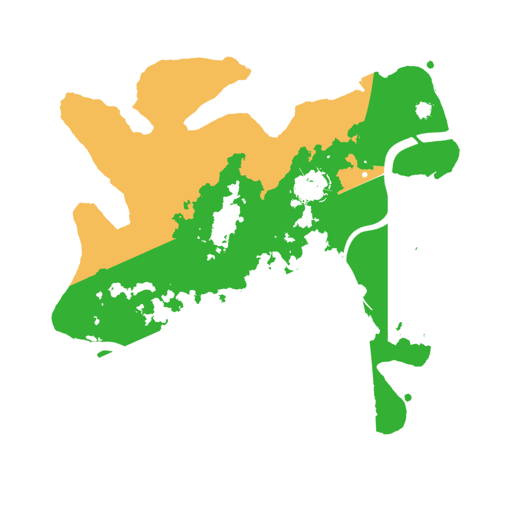 Biome Rust Map: Procedural Map, Size: 2800, Seed: 162212