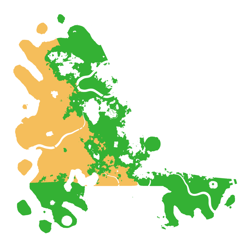 Biome Rust Map: Procedural Map, Size: 4500, Seed: 1597187356