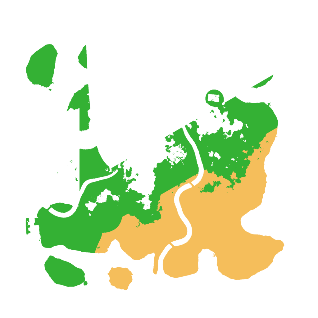 Biome Rust Map: Procedural Map, Size: 3000, Seed: 58682