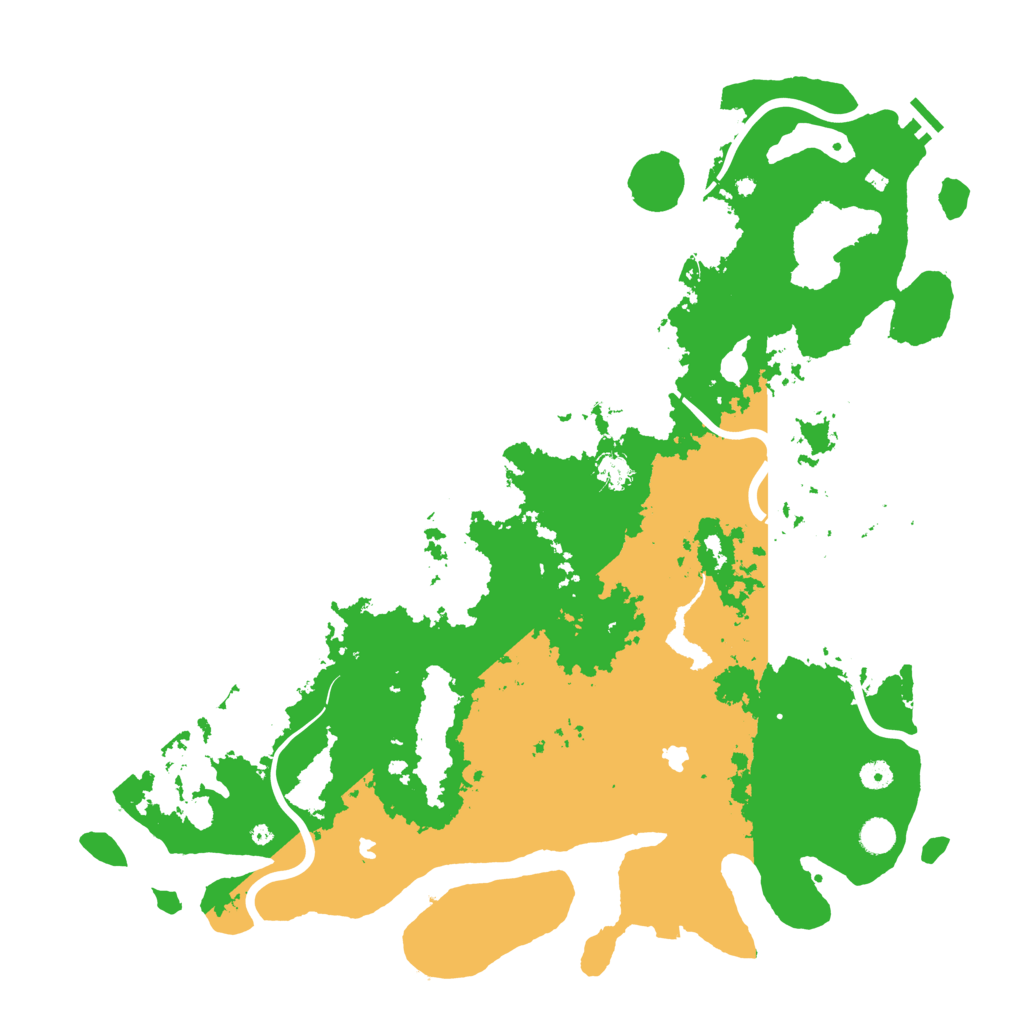 Biome Rust Map: Procedural Map, Size: 5000, Seed: 961777759