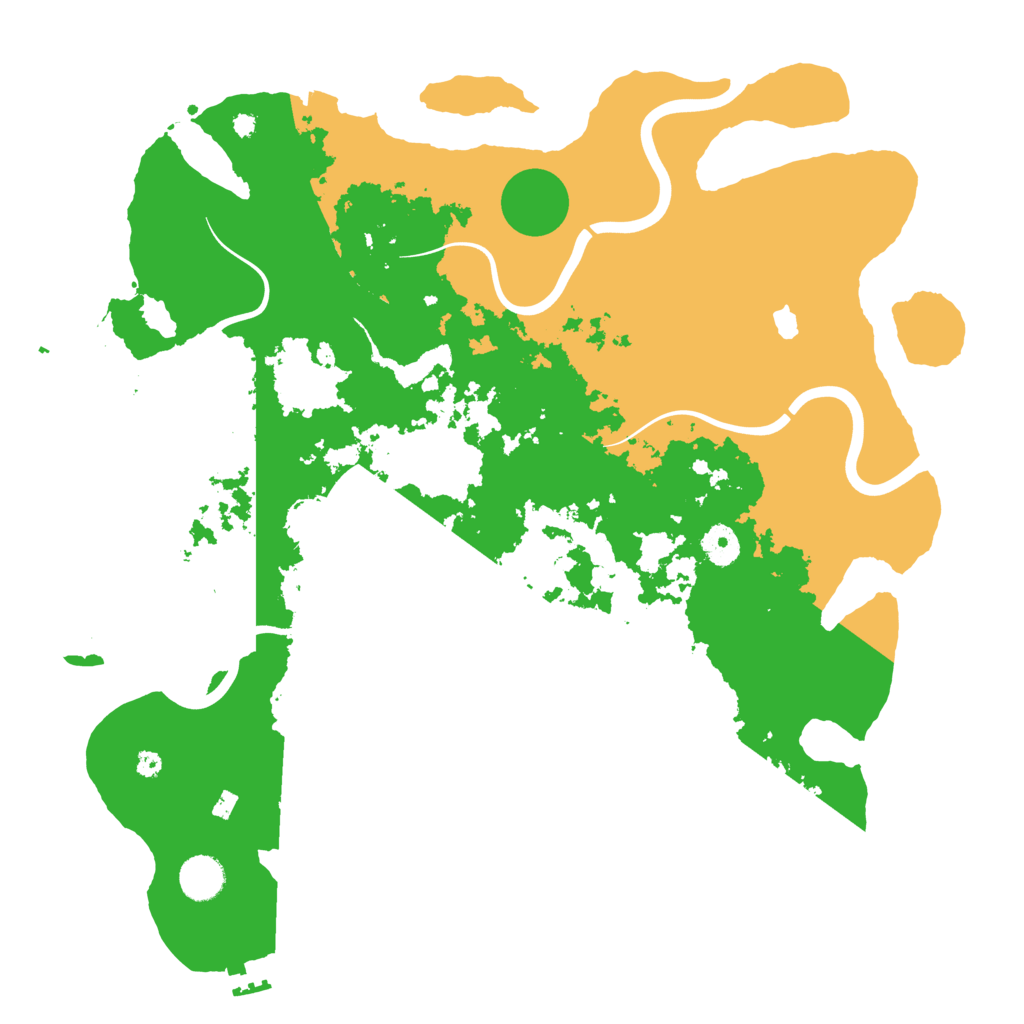 Biome Rust Map: Procedural Map, Size: 4000, Seed: 56065