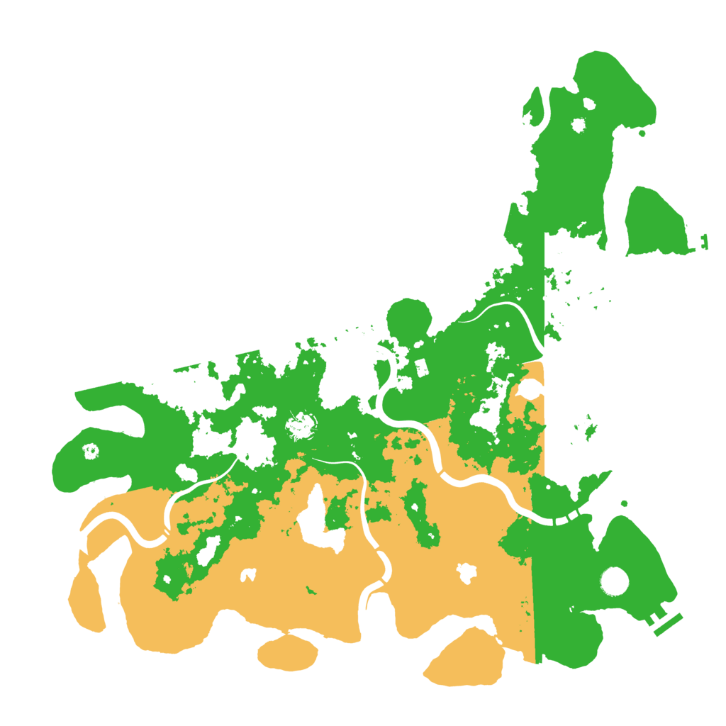 Biome Rust Map: Procedural Map, Size: 4500, Seed: 50683672