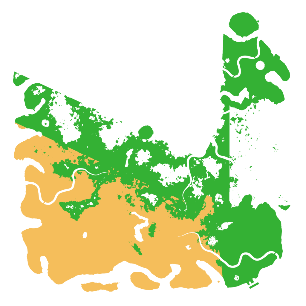 Biome Rust Map: Procedural Map, Size: 6000, Seed: 23122010