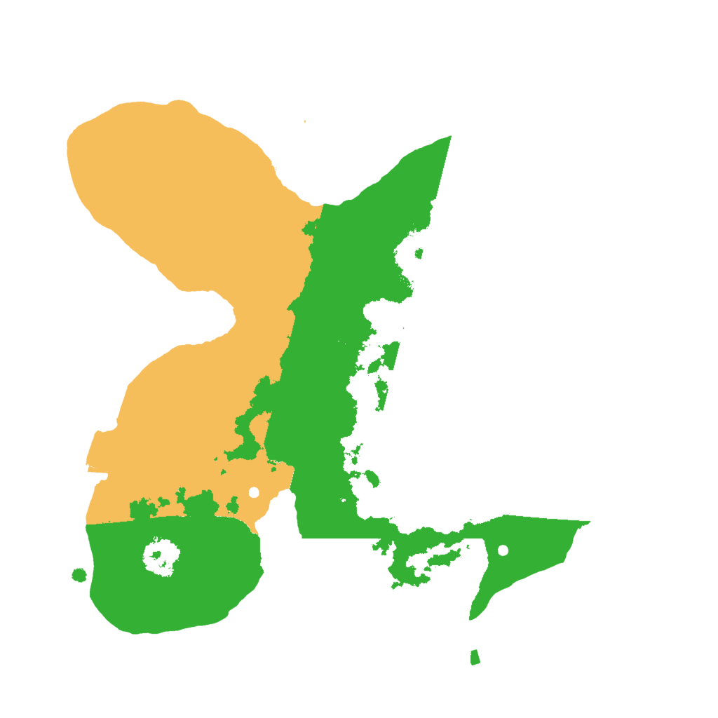 Biome Rust Map: Procedural Map, Size: 2000, Seed: 62779