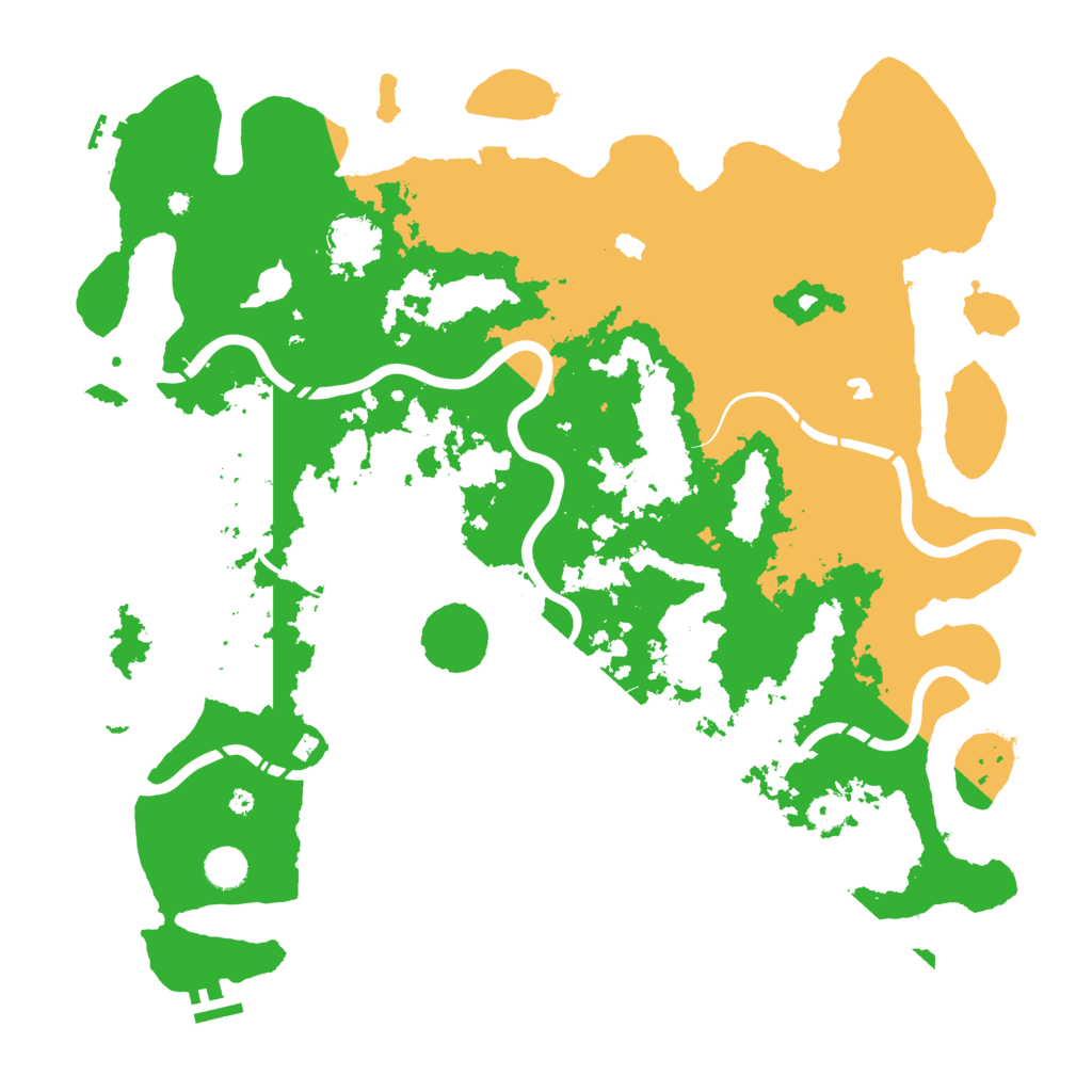 Biome Rust Map: Procedural Map, Size: 4500, Seed: 329062411