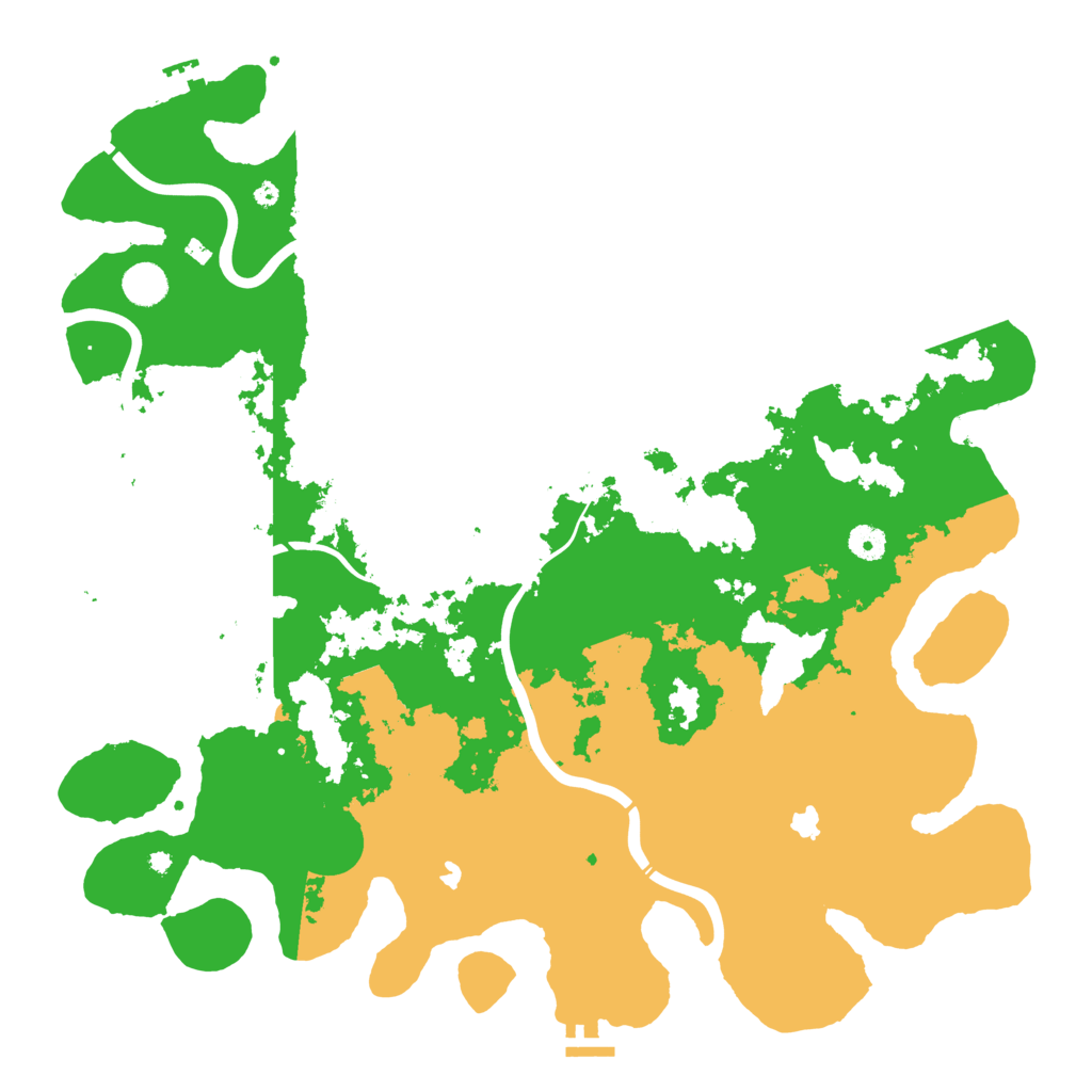 Biome Rust Map: Procedural Map, Size: 4500, Seed: 752475860