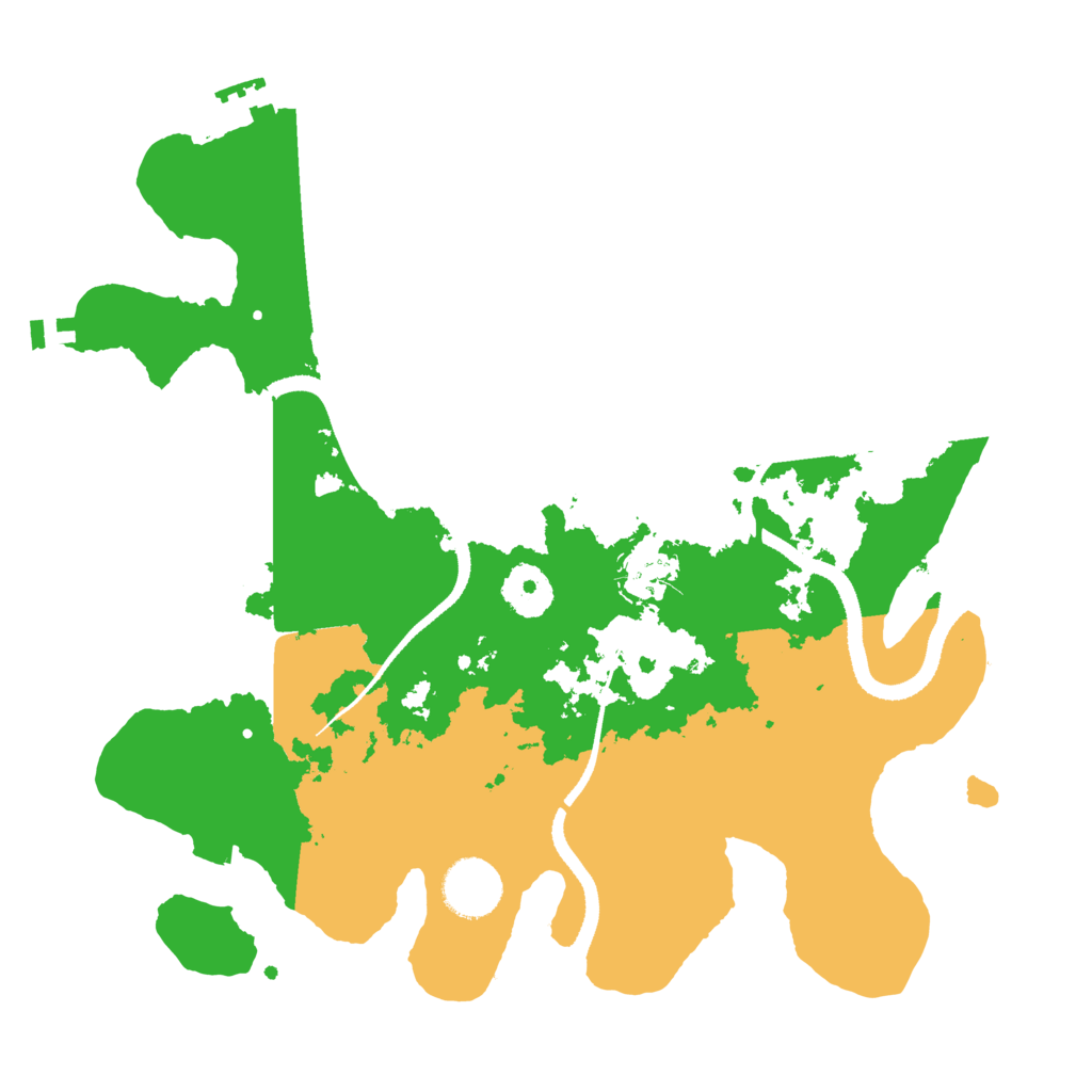 Biome Rust Map: Procedural Map, Size: 3250, Seed: 9876913