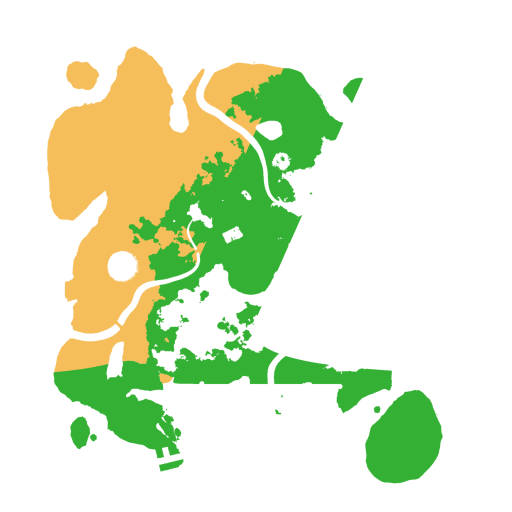 Biome Rust Map: Procedural Map, Size: 3000, Seed: 19989