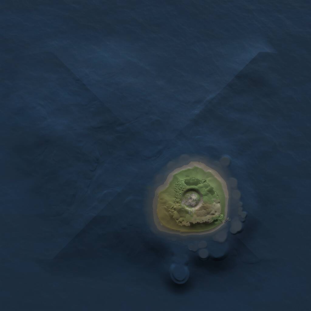 Rust Map: Procedural Map, Size: 1000, Seed: 498493494, 1 Monuments