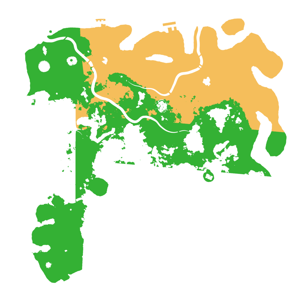 Biome Rust Map: Procedural Map, Size: 4700, Seed: 488963026