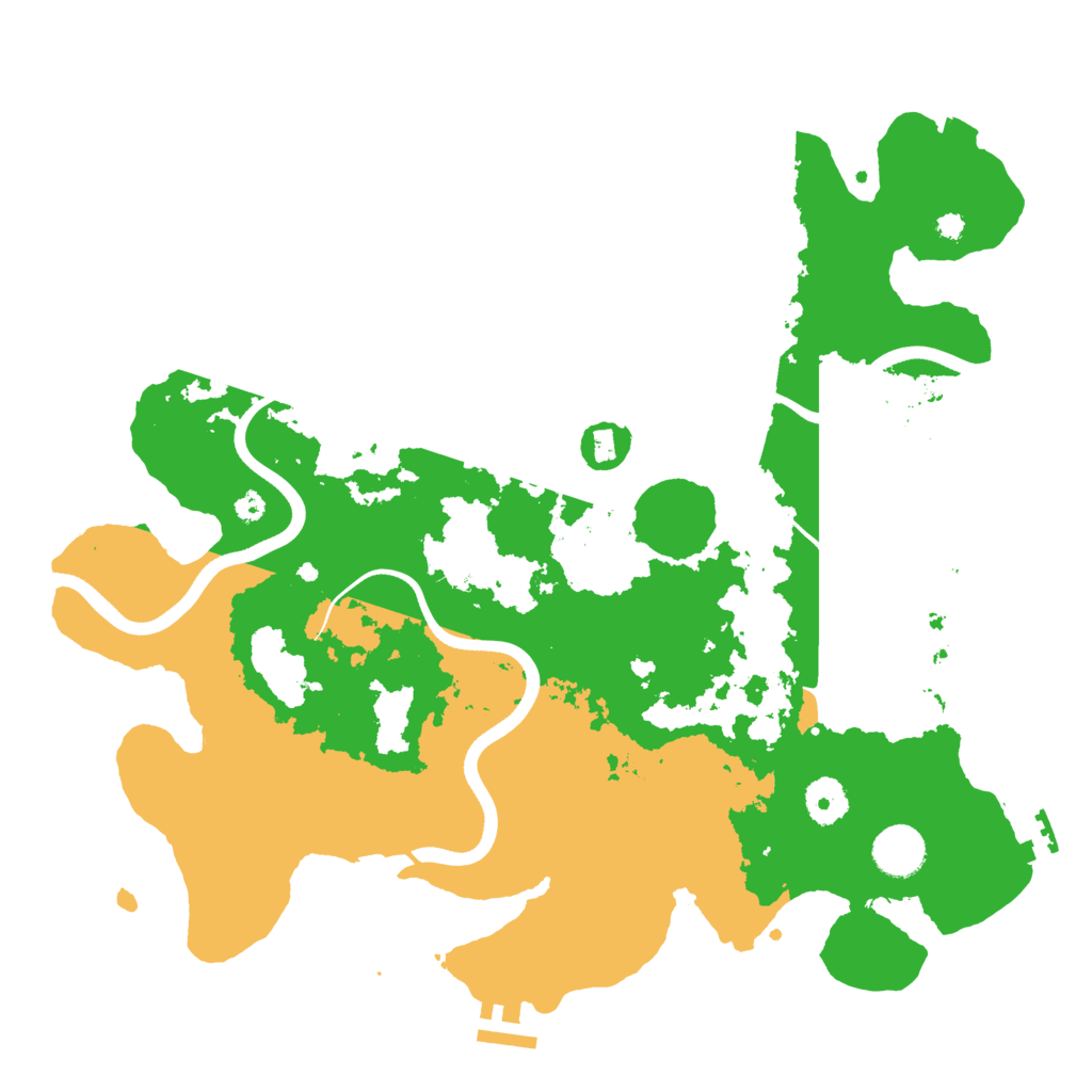 Biome Rust Map: Procedural Map, Size: 3700, Seed: 1085992479
