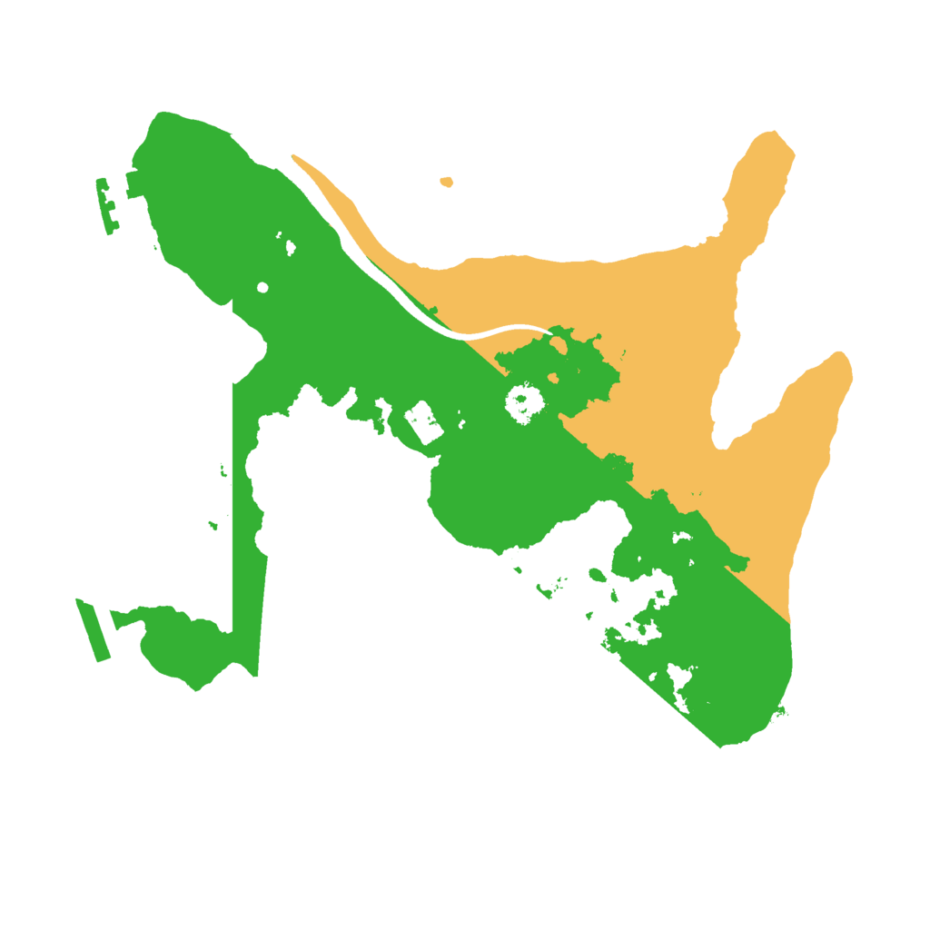 Biome Rust Map: Procedural Map, Size: 2500, Seed: 418779027