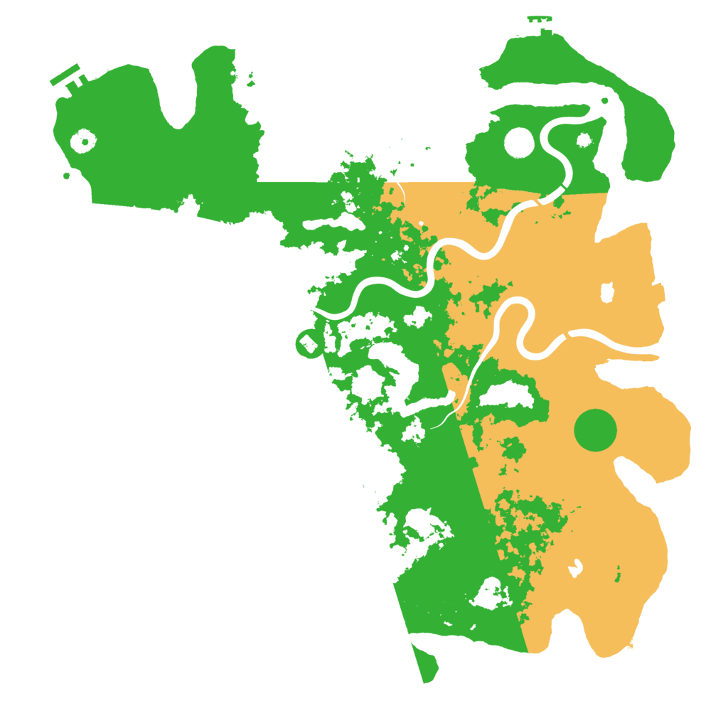 Biome Rust Map: Procedural Map, Size: 4500, Seed: 471904966