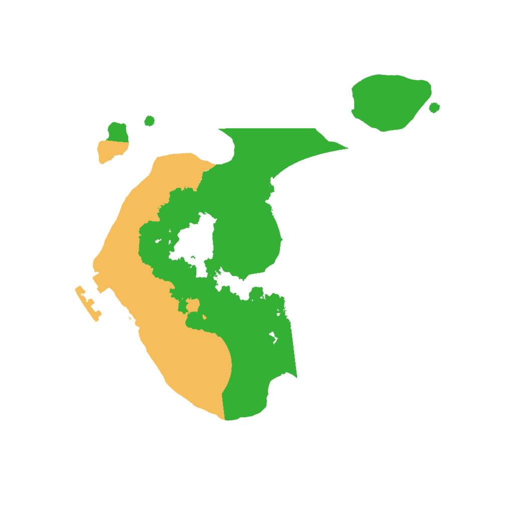 Biome Rust Map: Procedural Map, Size: 2000, Seed: 587854