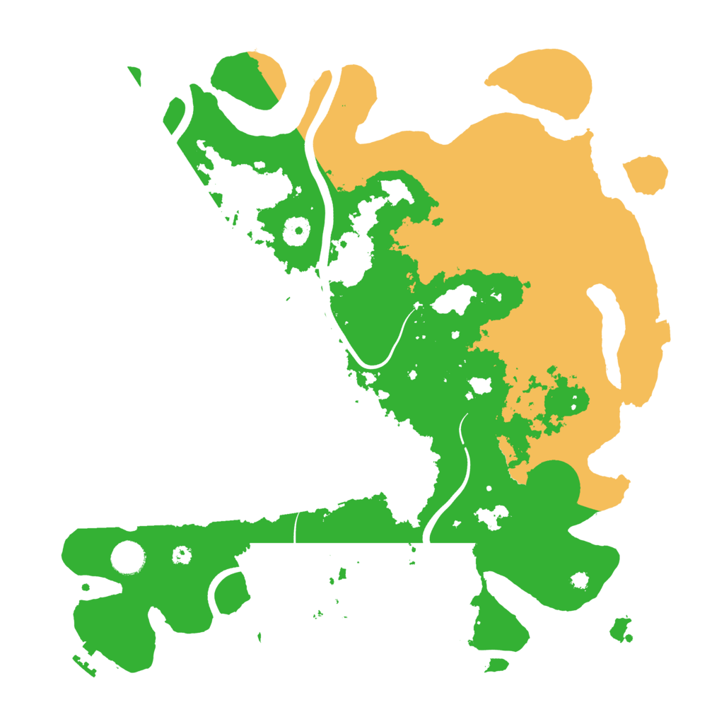 Biome Rust Map: Procedural Map, Size: 3800, Seed: 989817185