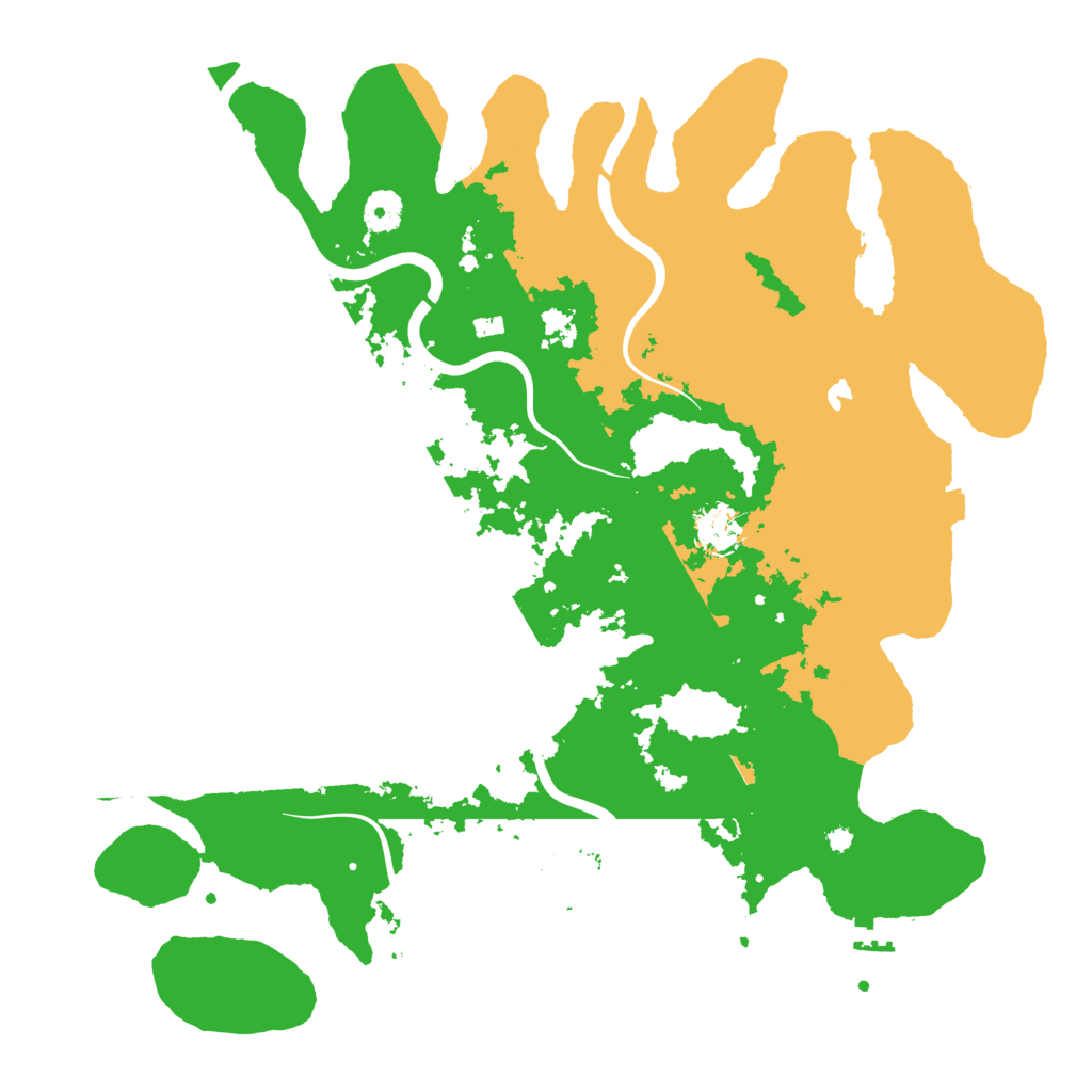 Biome Rust Map: Procedural Map, Size: 4000, Seed: 2056856942