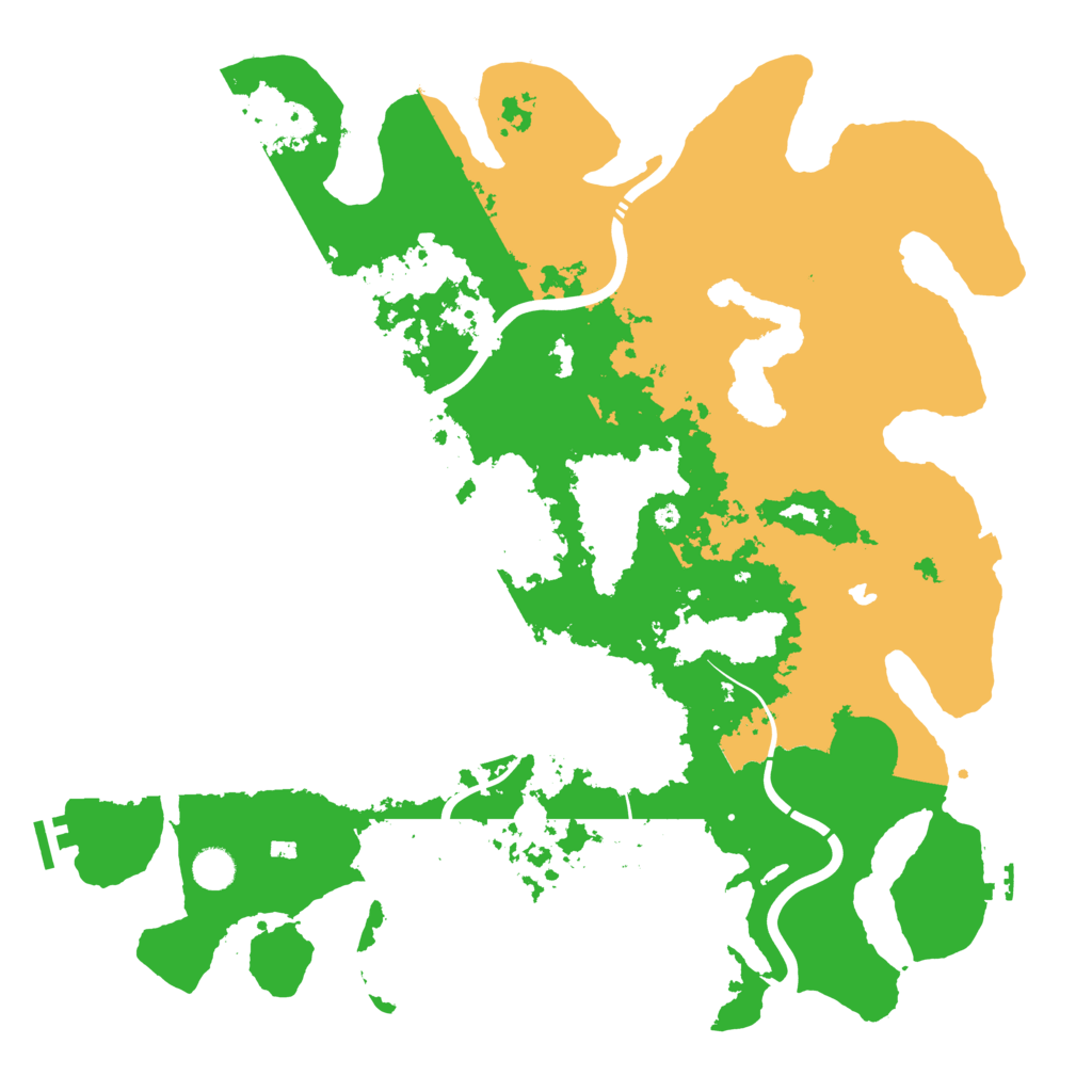 Biome Rust Map: Procedural Map, Size: 4500, Seed: 751166496