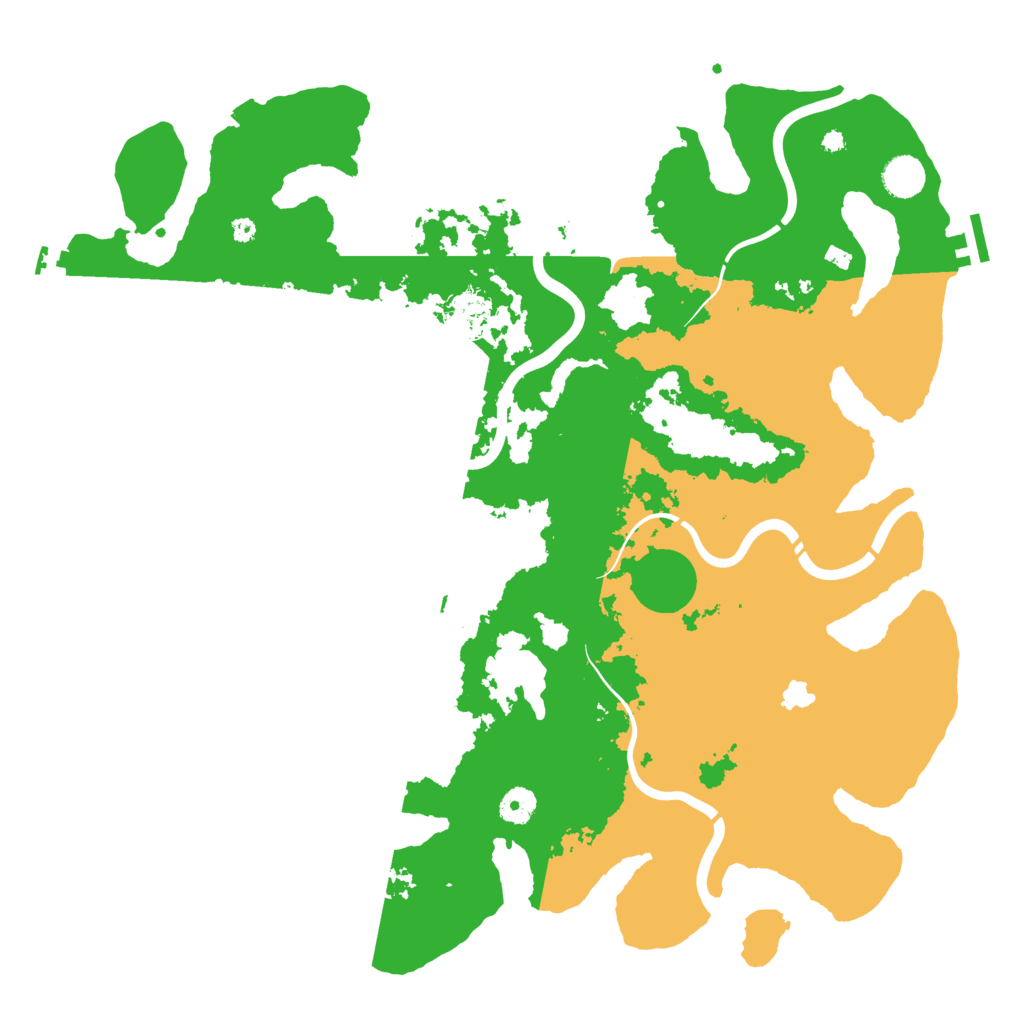 Biome Rust Map: Procedural Map, Size: 4250, Seed: 9580