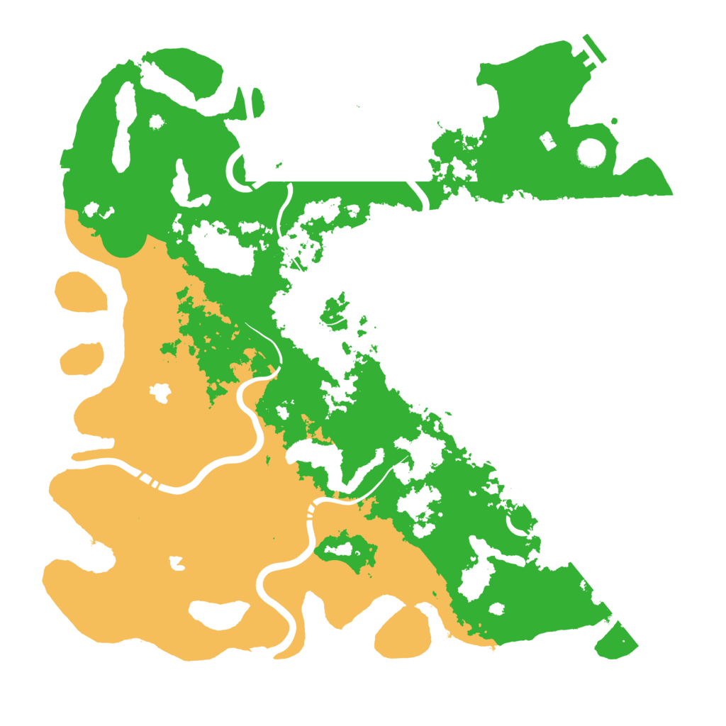 Biome Rust Map: Procedural Map, Size: 4500, Seed: 270451879