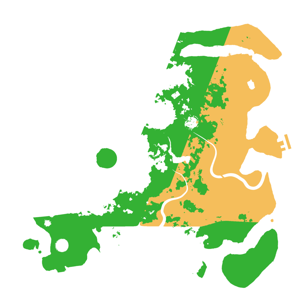 Biome Rust Map: Procedural Map, Size: 4050, Seed: 12121237