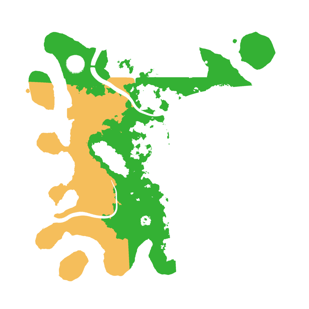 Biome Rust Map: Procedural Map, Size: 3000, Seed: 1443839275
