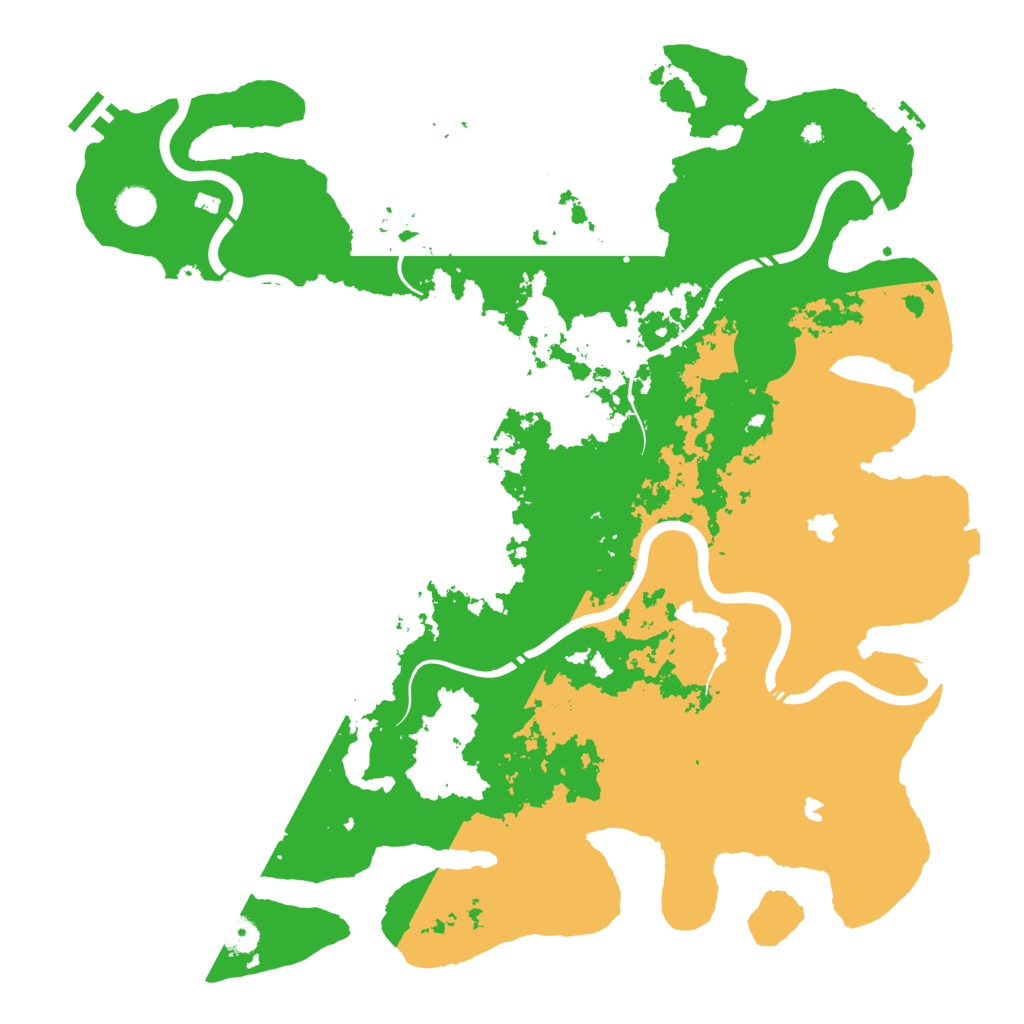 Biome Rust Map: Procedural Map, Size: 4500, Seed: 350688393