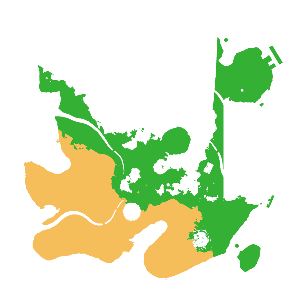 Biome Rust Map: Procedural Map, Size: 3000, Seed: 1618