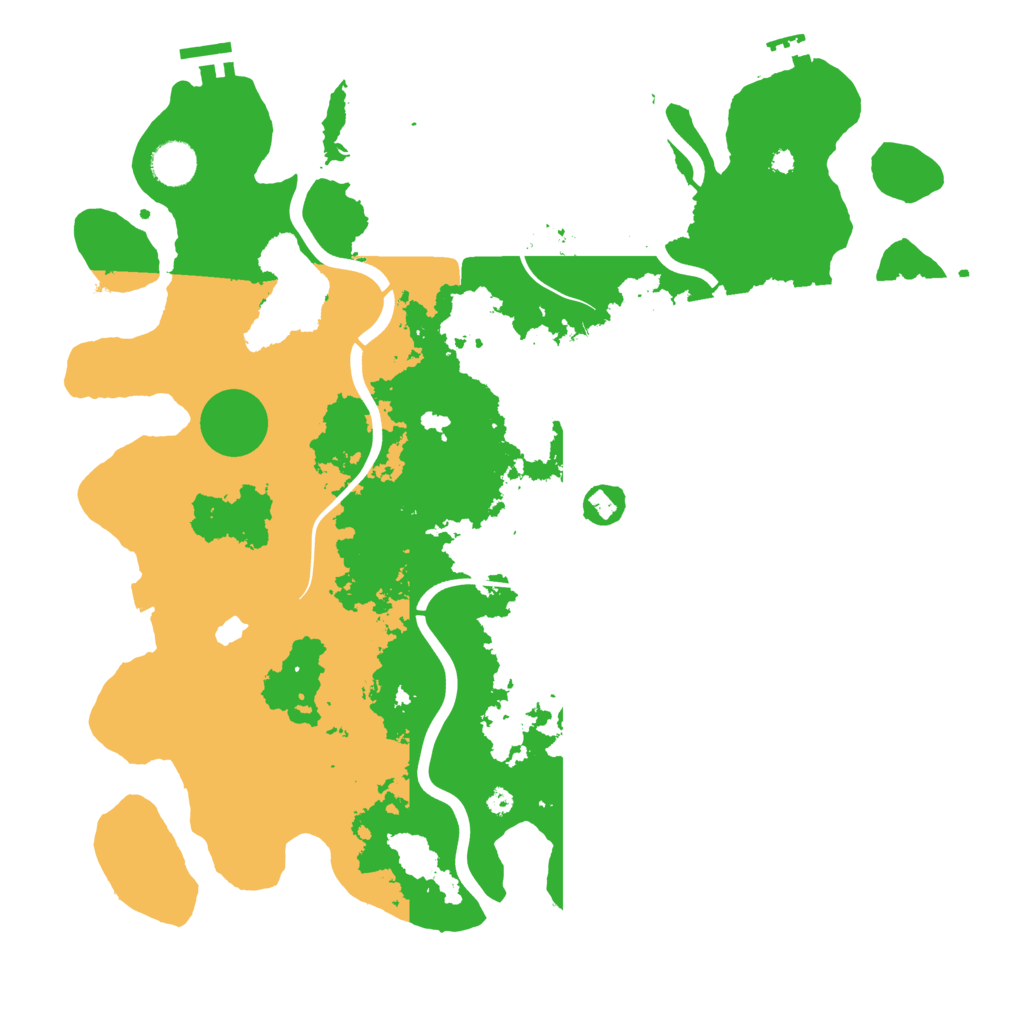 Biome Rust Map: Procedural Map, Size: 4000, Seed: 66613