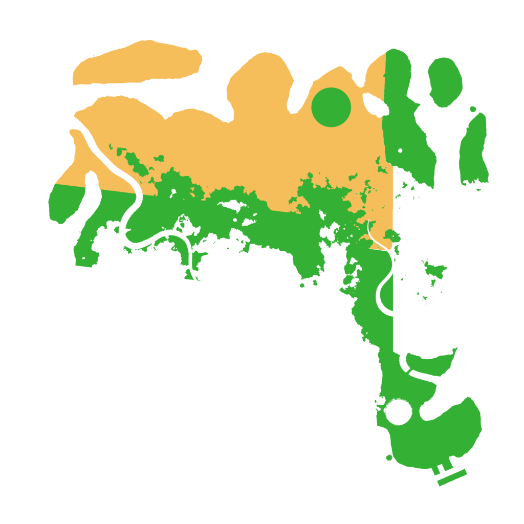 Biome Rust Map: Procedural Map, Size: 3500, Seed: 456123