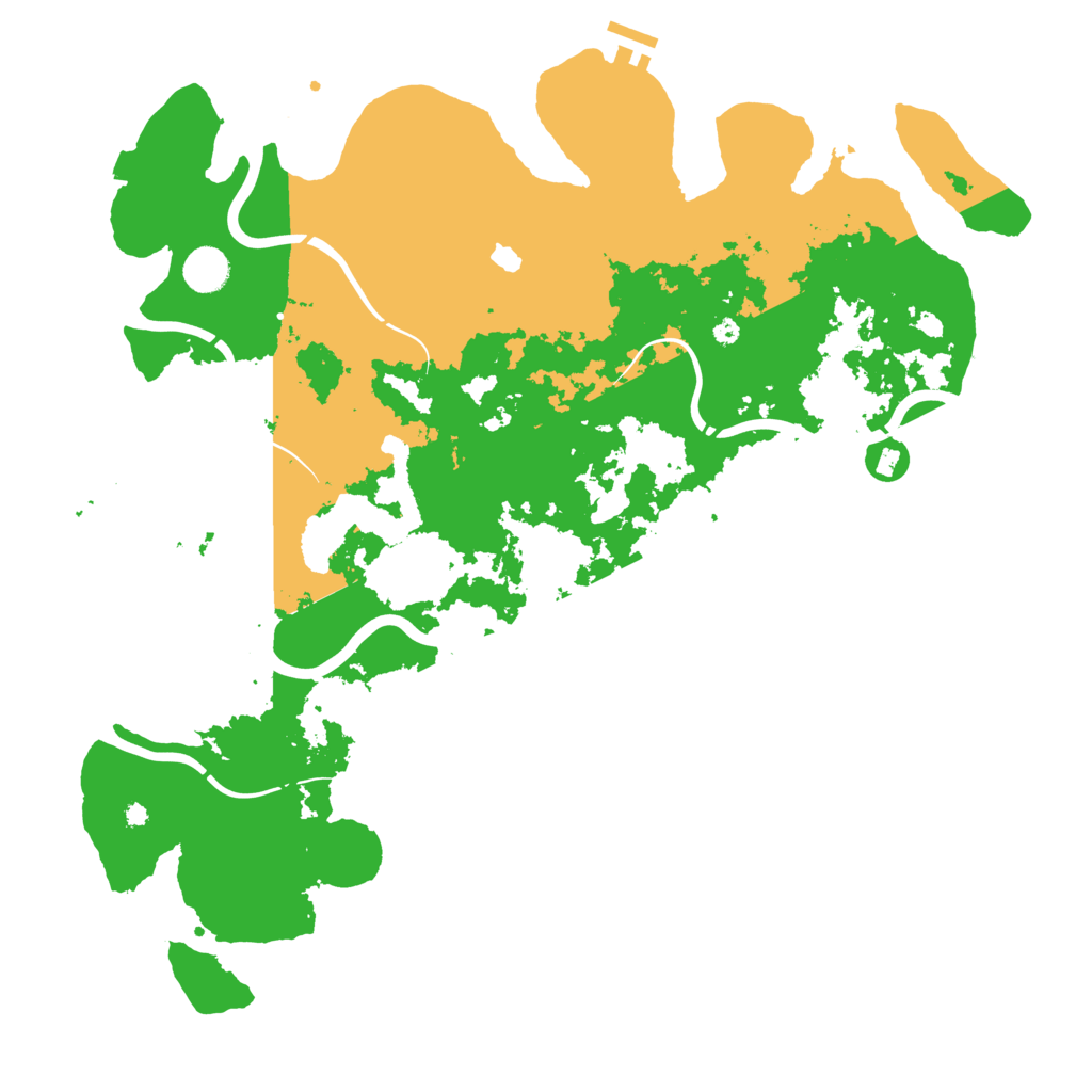Biome Rust Map: Procedural Map, Size: 4300, Seed: 18675309