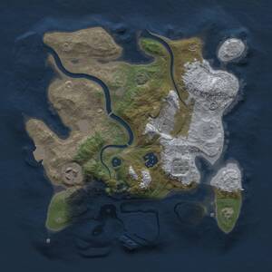 Thumbnail Rust Map: Procedural Map, Size: 2800, Seed: 1762402976, 8 Monuments