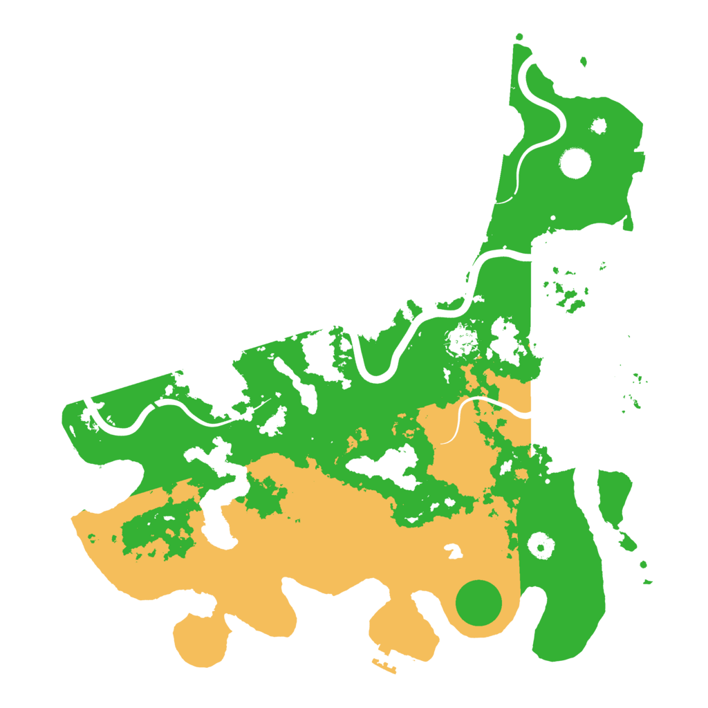 Biome Rust Map: Procedural Map, Size: 4050, Seed: 12121400