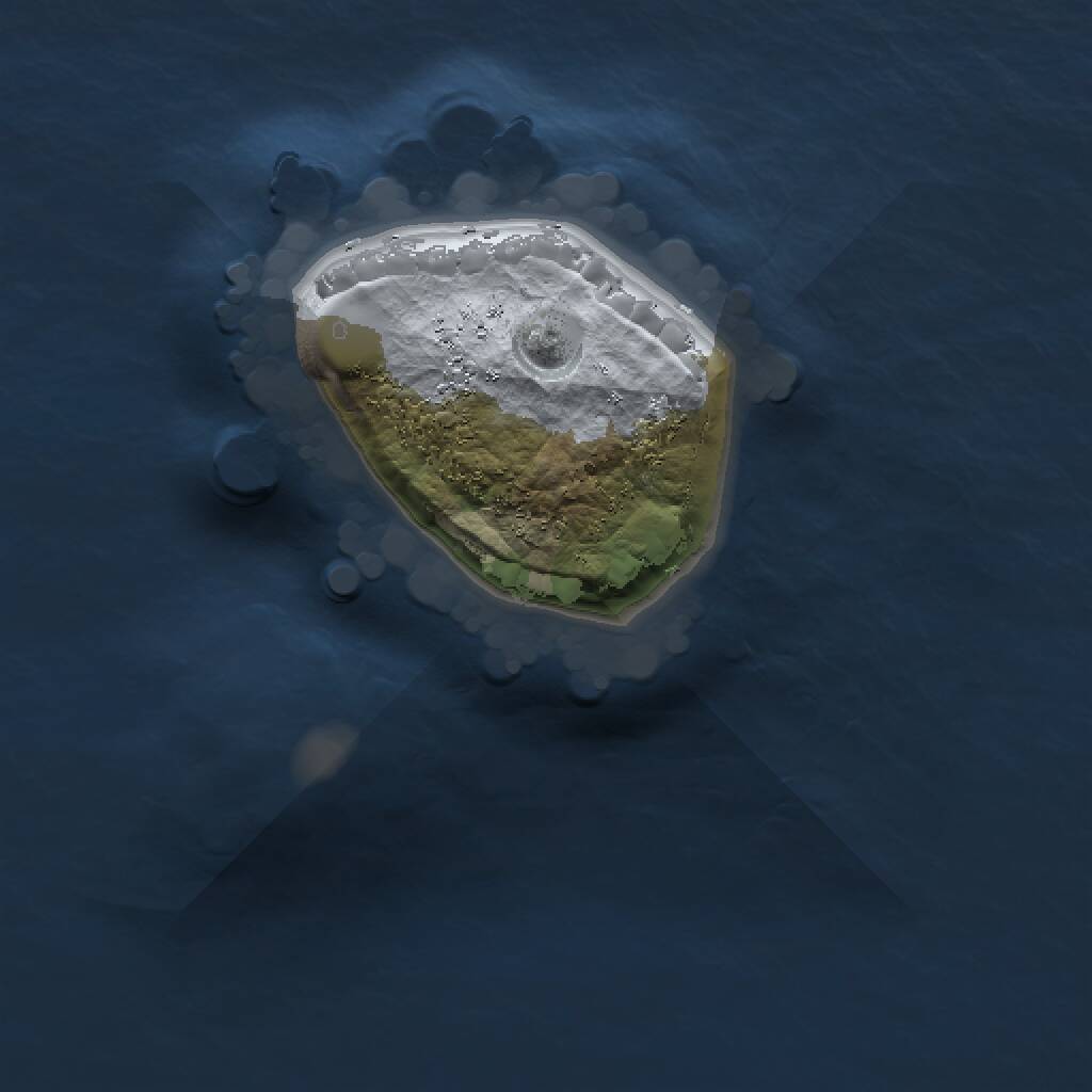 Rust Map: Procedural Map, Size: 1000, Seed: 1541620942, 1 Monuments