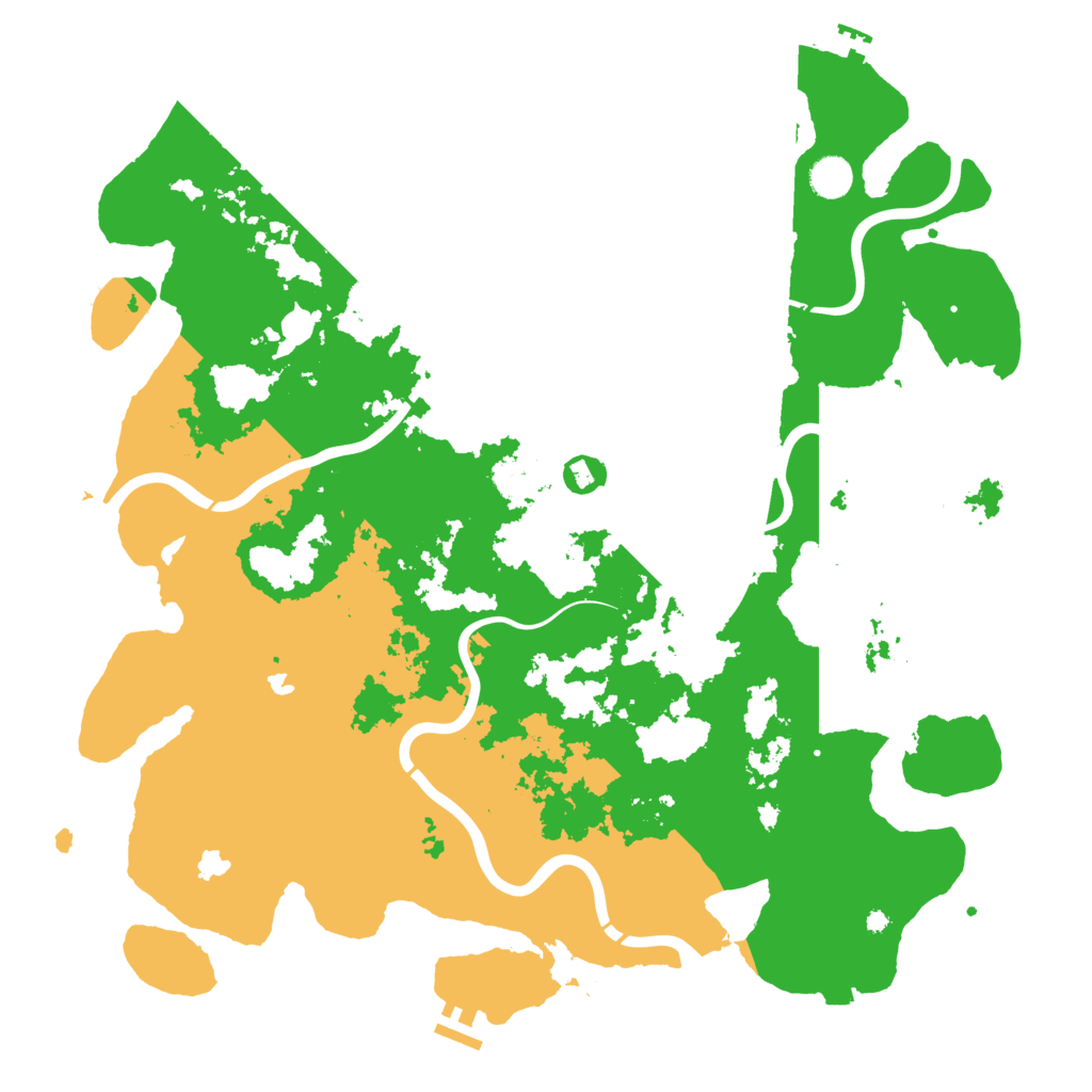 Biome Rust Map: Procedural Map, Size: 4500, Seed: 724349724