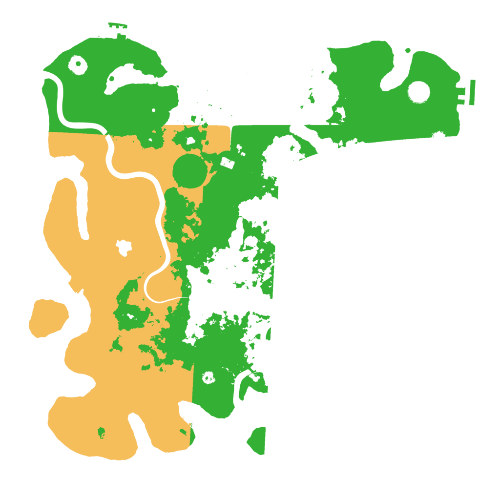 Biome Rust Map: Procedural Map, Size: 4000, Seed: 53792