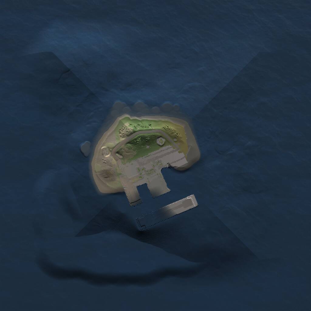 Rust Map: Procedural Map, Size: 1000, Seed: 70915070, 2 Monuments