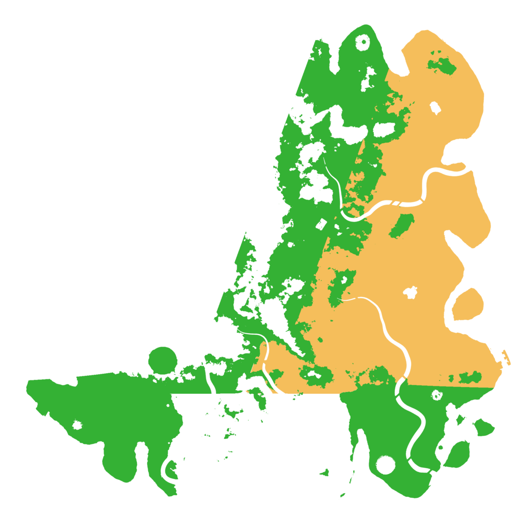 Biome Rust Map: Procedural Map, Size: 5000, Seed: 583801341