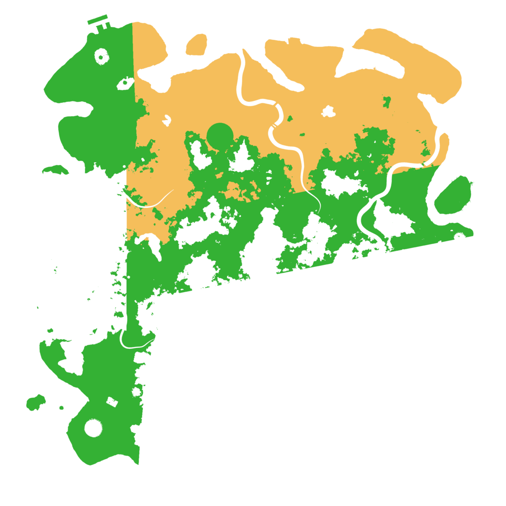 Biome Rust Map: Procedural Map, Size: 5000, Seed: 373004654