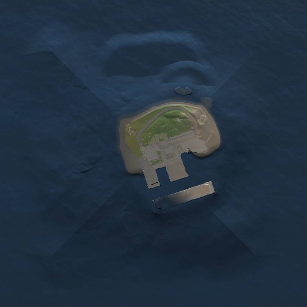 Rust Map: Procedural Map, Size: 1000, Seed: 864209654, 2 Monuments