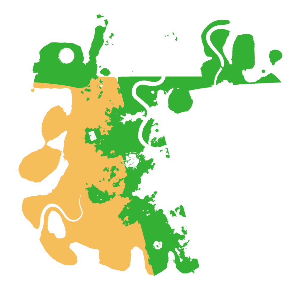 Biome Rust Map: Procedural Map, Size: 3500, Seed: 870276