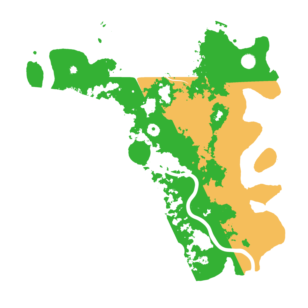Biome Rust Map: Procedural Map, Size: 3700, Seed: 92881875