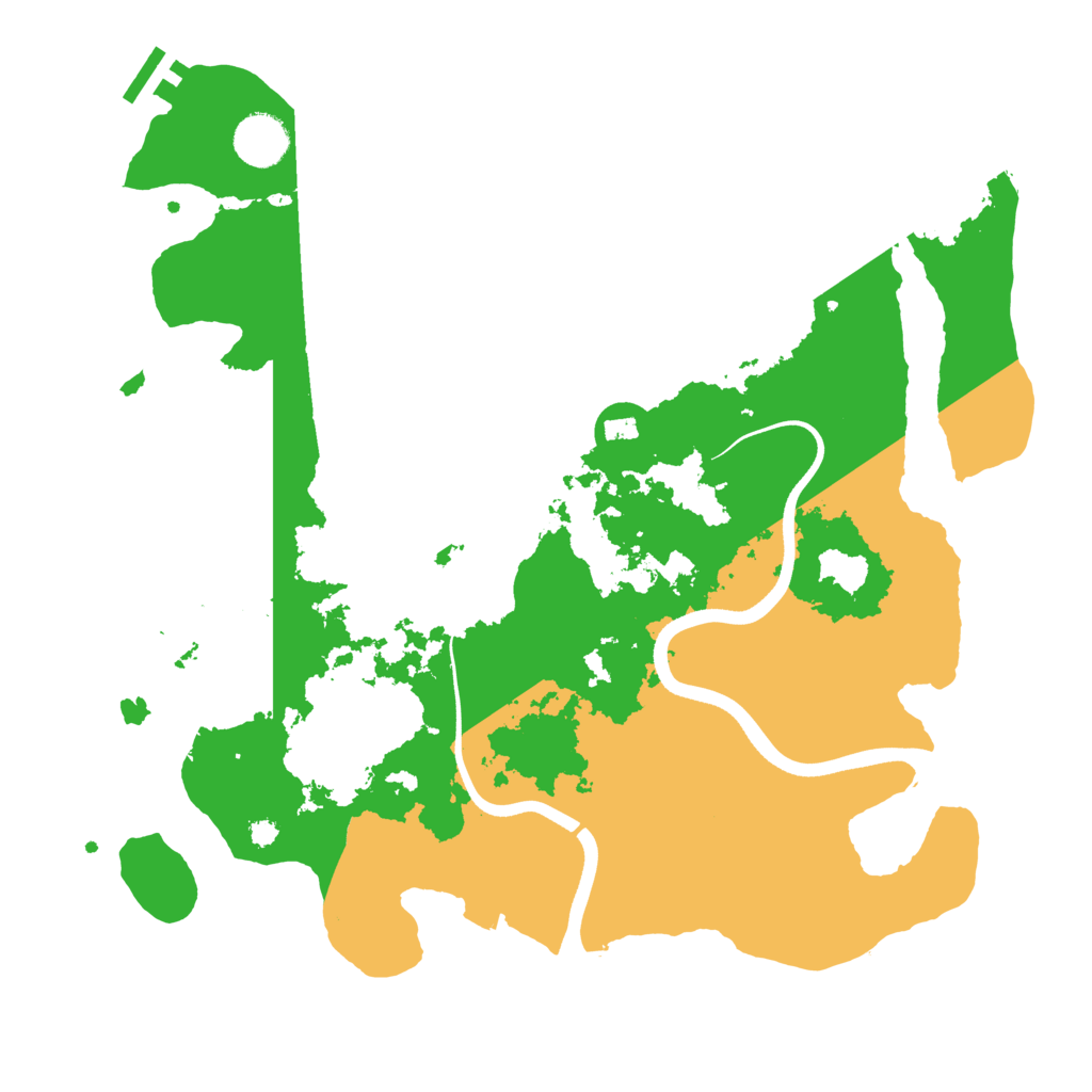 Biome Rust Map: Procedural Map, Size: 3600, Seed: 893217