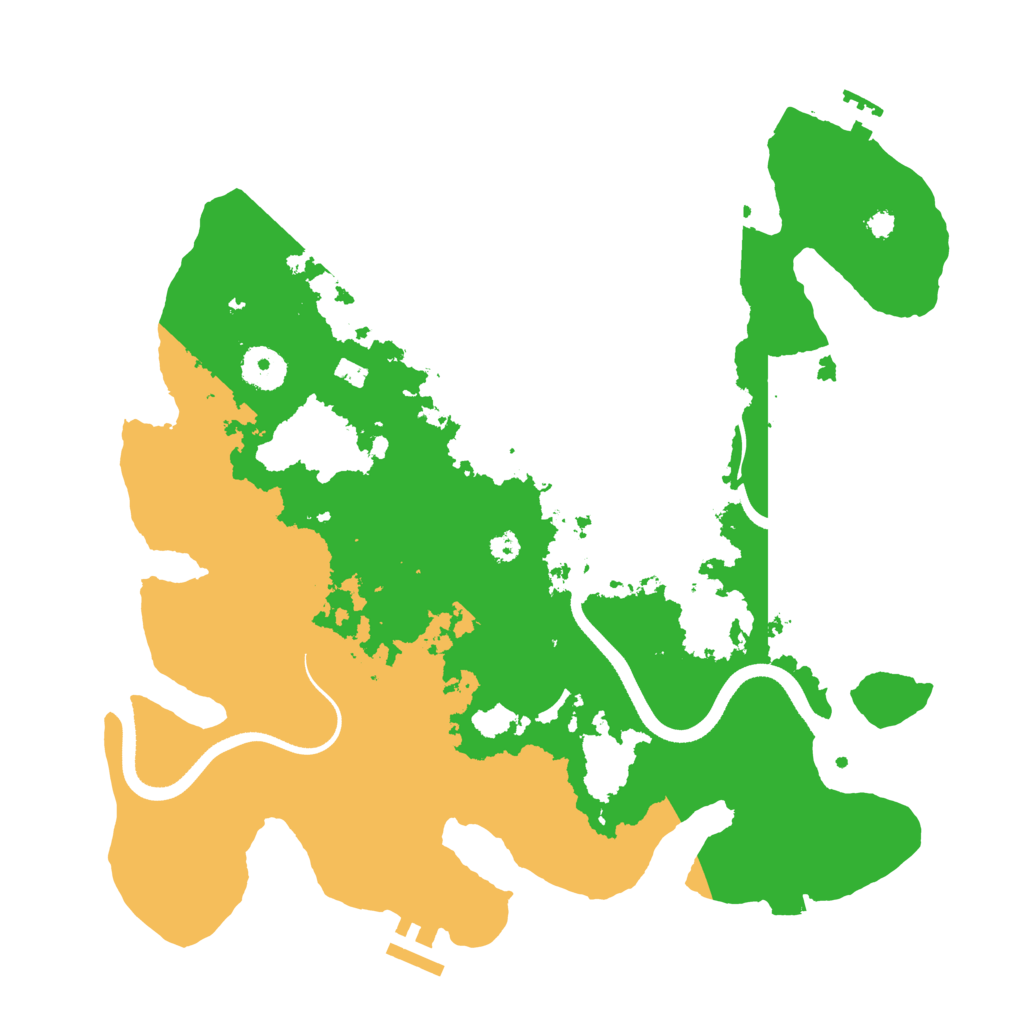 Biome Rust Map: Procedural Map, Size: 3500, Seed: 125676327