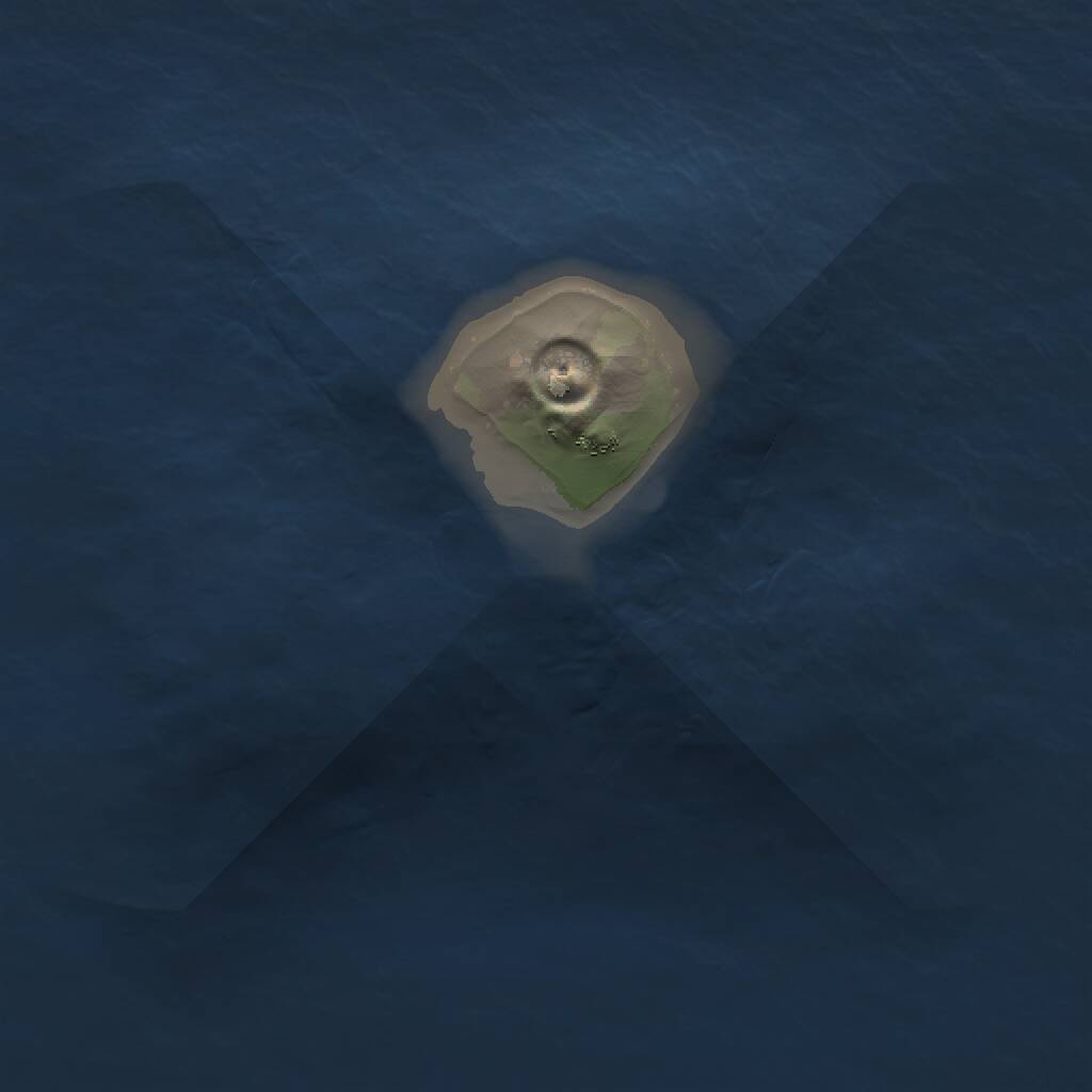 Rust Map: Procedural Map, Size: 1000, Seed: 521849853, 1 Monuments